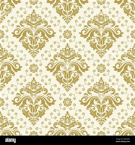 Damask Seamless Gold Pattern