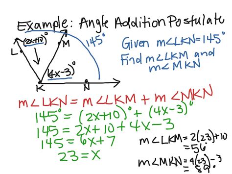 Image result for Angle Addition Postulate Proof