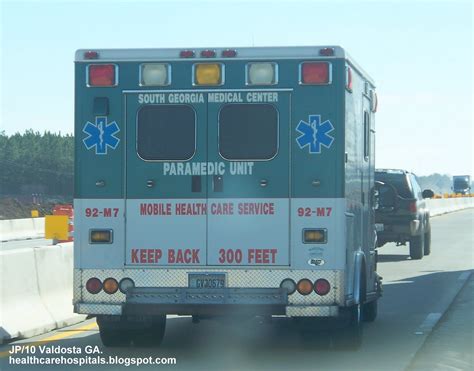 South Georgia Medical Center Hospital, SGMC Ambulance EMS, Paramedic Unit, Mobile Health Care ...