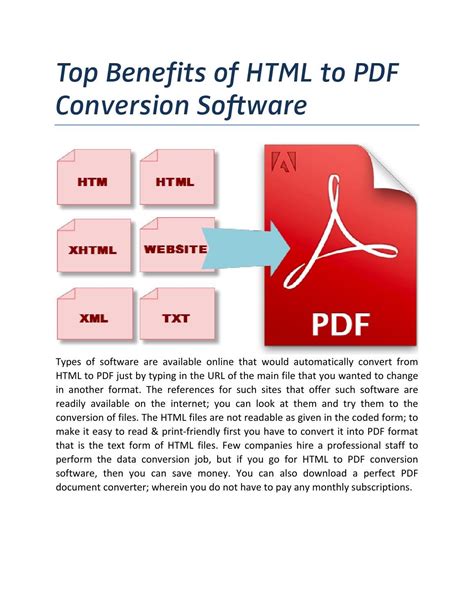 Image result for HTML to PDF Conversion