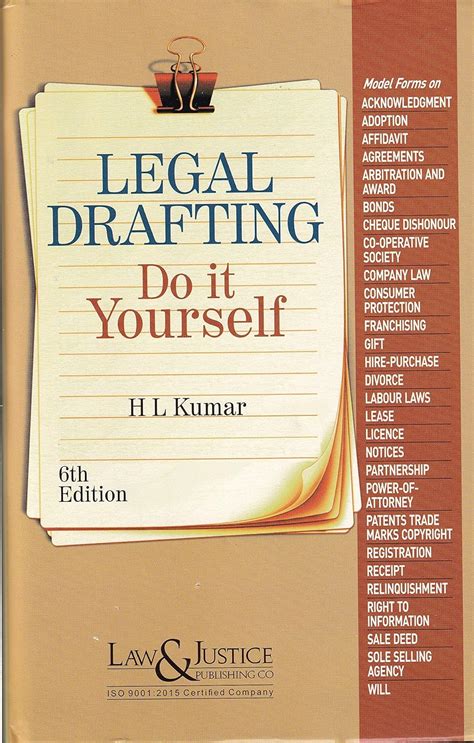 Buy Legal Drafting - Do it Yourself, 6th Edn., 2022 (Reprint) Book ...