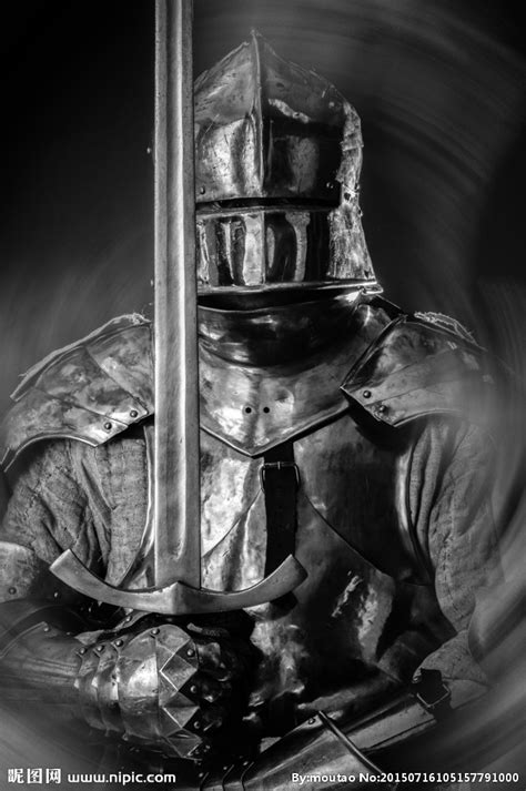 【欧洲中世纪铠甲骑士装备分解示意图】兵器示意图：O设计史诗
