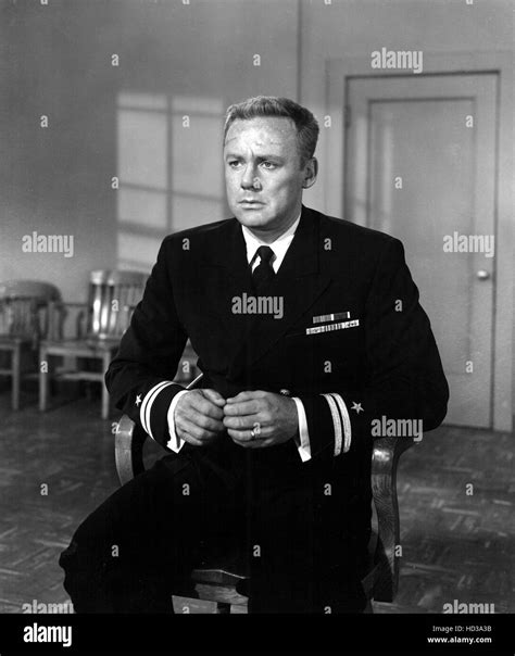 THE CAINE MUTINY, Van Johnson, courtmarrtial scene. 1954 Stock Photo ...