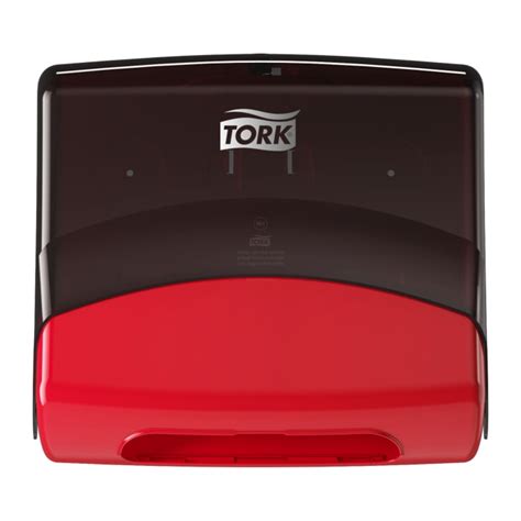 654008 Tork | Tork Plastic Red Wall Wall Mount Paper Towel Dispenser ...