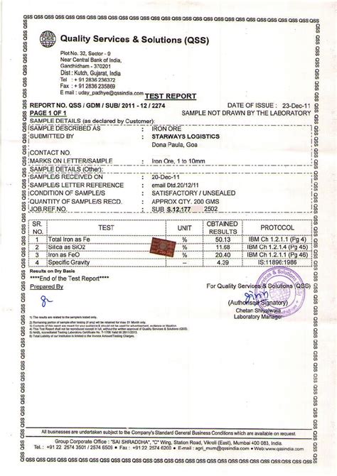 High Bulk Density Iron Ore and High Specific Gravity Iron Ore