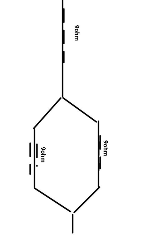 Show how would u join three resistor , each of resistance 9ohm so that ...