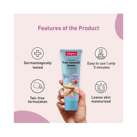Buy Sirona Hair Removal Cream 100 gms -Cureka