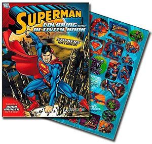 DC COMICS SUPERMAN Jumbo Coloring Book with Stickers 144 Pages ...