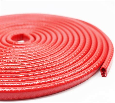 Buy LY8 Car Door Edge Guards No Glue Red 32Ft(10M) Universal Fit Rubber ...