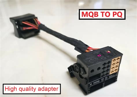 MQB steering wheel working on PQ platform, with DIY adapter