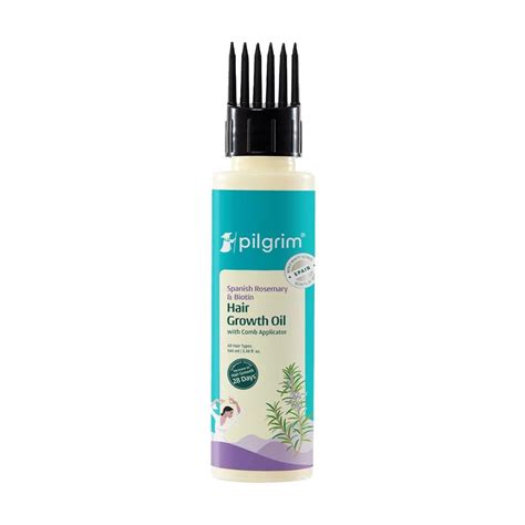 Buy Pilgrim Spanish Rosemary & Biotin HairGrowth Oil to Control Hair ...