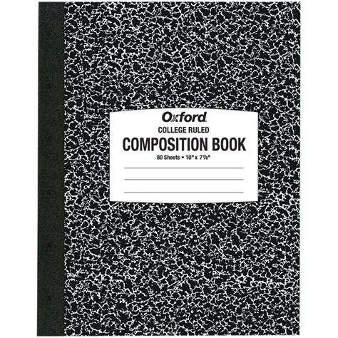 Oxford, OXF26252, Tops College-ruled Composition Notebook, 1 Each ...