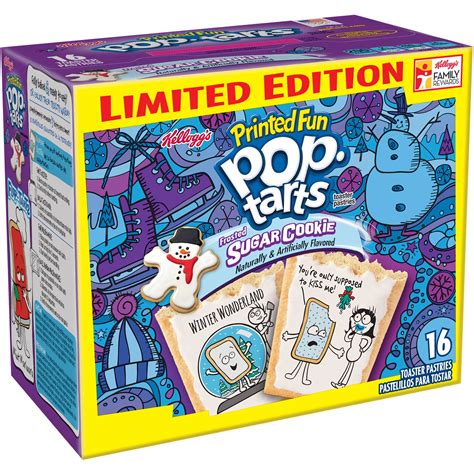 Kellogg's Pop-Tarts, Toaster Pastries, Frosted Sugar Cookie, 28.2 Oz ...