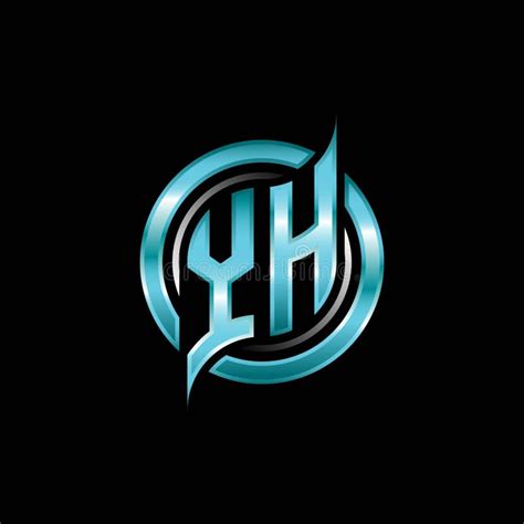 YH Y H Letter Logo Design. Initial Letter YH Uppercase Monogram Logo ...