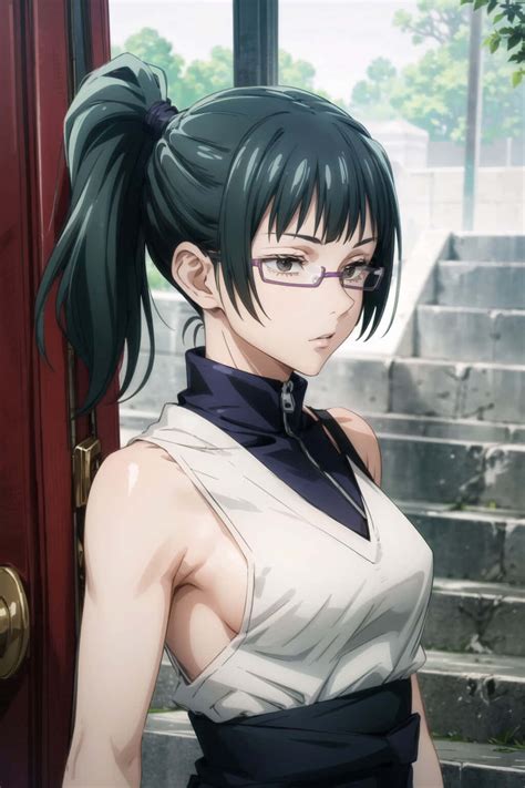 Download Maki Zenin Anime Portrait Wallpaper | Wallpapers.com