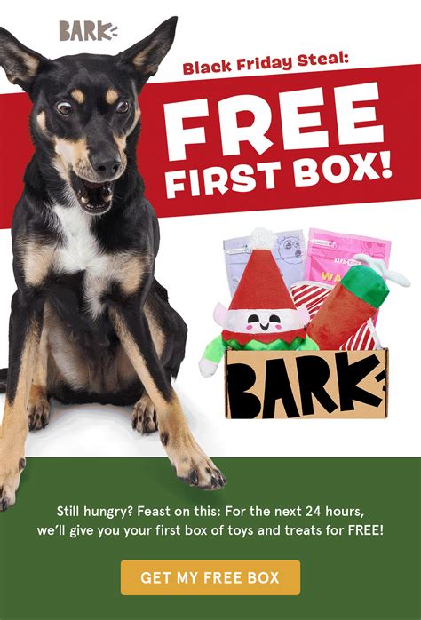 BarkBox Black Friday Coupon Code - First Box FREE - Subscription Box ...
