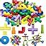 Buy AdiChai Multi Coloured Educational Play and Learn Plastic Building ...