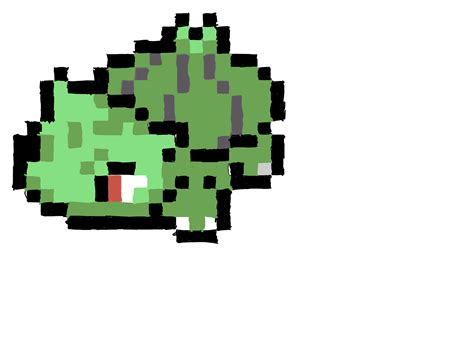 Bulbasaur Pixel Art (Photoshop) by AgentBlazkowicz on DeviantArt
