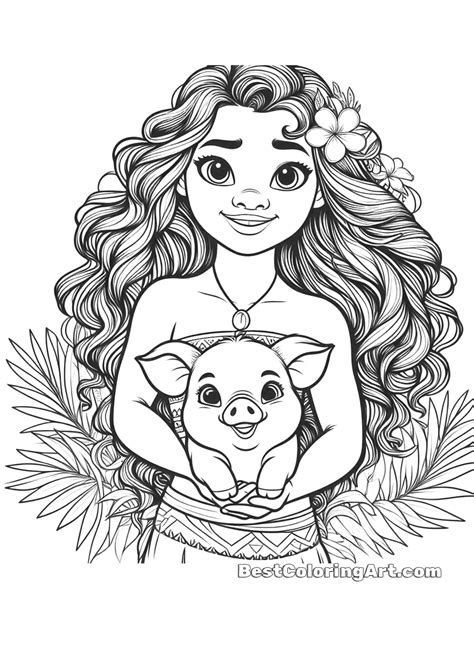 Moana Coloring Pages