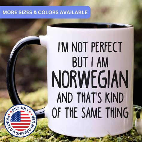 Norwegian Mug, Norwegian Gift, Gift for Norwegian, Norway Gift, APO031 ...