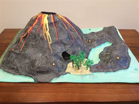 How To Make Paper Mache Volcano Erupt - Printable Online