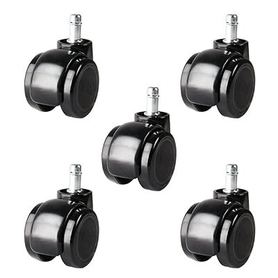 Buy Adiyer [Set of 5] 2-inch Office Chair Caster Wheel for IKEA Chair ...