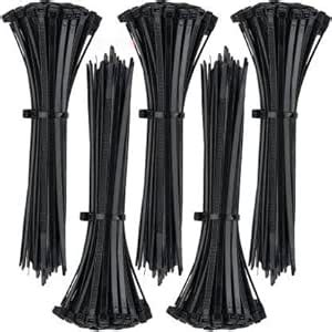 GLAMAXY 500 Pcs Cable Zip Ties used in all kinds of wires Nylon Cable ...
