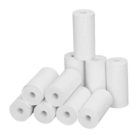 Printable Mini Rolls Thermal Label Paper 57x25mm White Self Adhesive ...