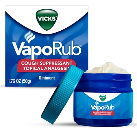 Buy VicksVapoRub, Original, Suppressant, Topical Chest Rub & Analgesic Ointment, Medicated Vicks ...