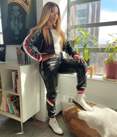 Ladies Jogger leather pants set | HipHopCloset.com