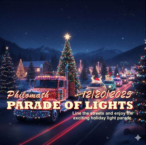 Philomath Parade of Lights 2025, Philomath High School, 20 December ...