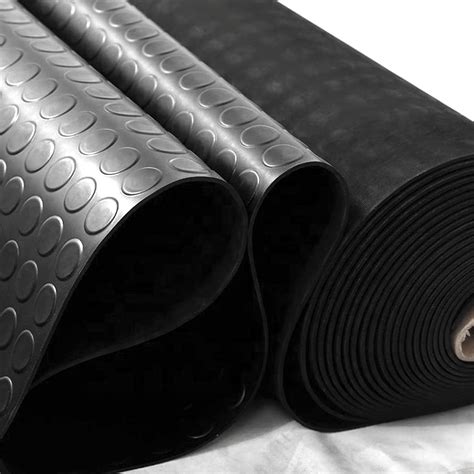 MSI Premium Black Rubber Floor Mat Roll - 3.3 x 33 ft, 4mm Thick ...