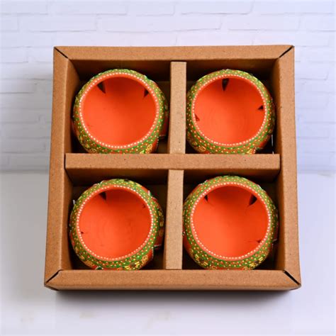 Shop Terracotta Round Diya | IndianShelf