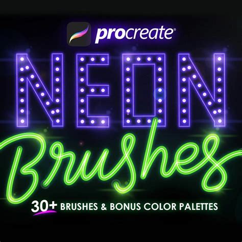 30+ Photoshop Neon Brushes Psd