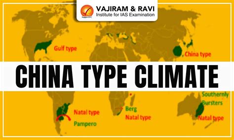 China Type Climate, Vegetation, Map, Season, Characteristics