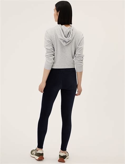 Buy Cord High Waisted Legging at Marks & Spencer