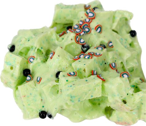 Lychee Shamrock Boba Slime – Izzy and Mary Slimes