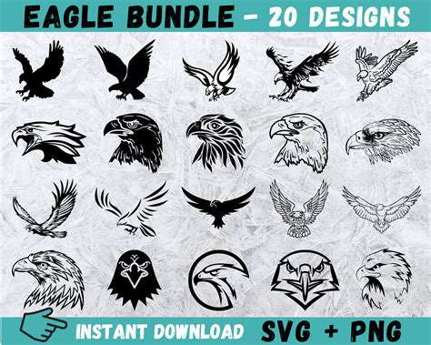 Eagle SVG Eagle Head Svg Eagle Cricut Eagle Silhouette - Etsy