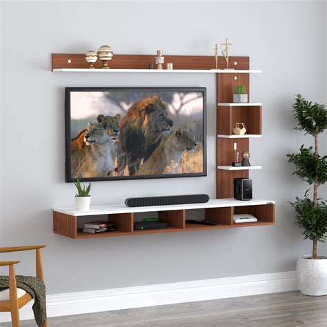 Anikaa Joan Engineered Wood Wall Mount TV Unit/TV Stand/TV Cabinet/TV ...