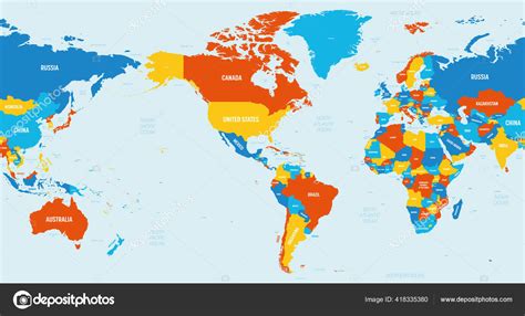 美版世界地图 的图像结果