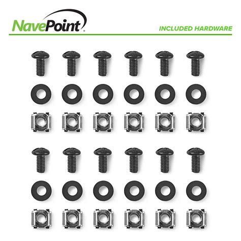 Buy NavePoint 9U Portable Rolling Network Rack, Adjustable Depth 2.5 to ...