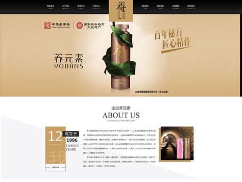 大气的健康养生企业响应式中文网站模板-素材牛