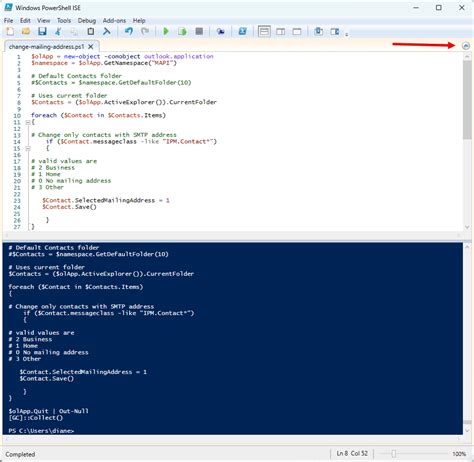 Change PowerShell Address 的图像结果