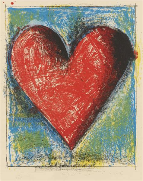 Jim Dine Carnegie Heart (Signed Print) 1986 | MyArtBroker