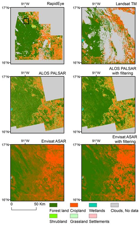 Potential of Different Optical and SAR Data in Forest and Land Cover ...