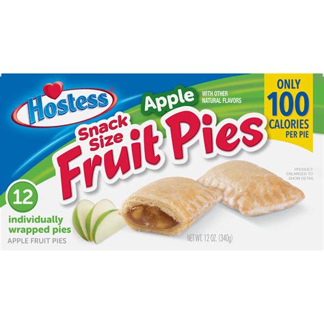 HOSTESS Snack Size Apple Fruit Pies, 12 count, 12 oz - Walmart.com