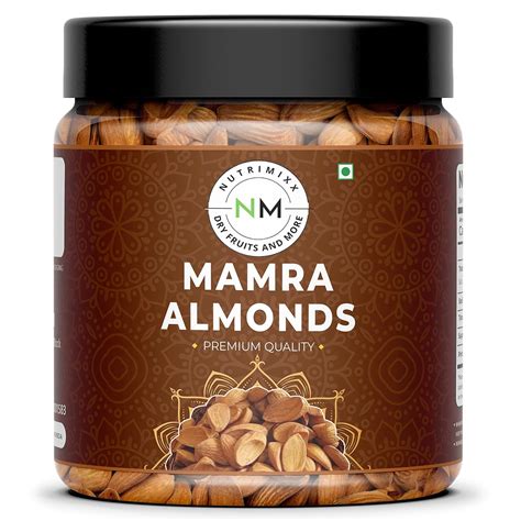 NUTRIMIXX Mamra Almonds Natural High in Fiber Real Mamra Almonds,Badam ...