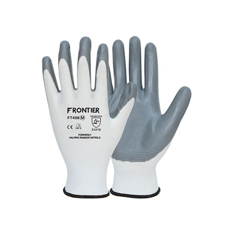 Frontier Nitrile Palm Coated Grey Gloves | KARAM