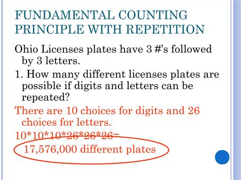 The Fundamental Counting Principle | PPT