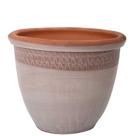 Cream Glazed Terracotta Malay Pot (4 sizes) - CMP - APTA - Riverhill ...